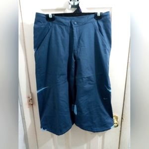 Nike Fit Dry Women Blue Golf Shorts Size US 8